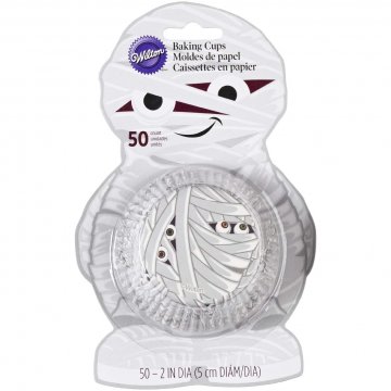 HALLOWEEN PIROTTINI DA FORNO "MUMMIA" PZ 50